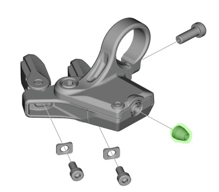 Shimano Di2 Boot Kablosu Tutucu RD-R9250 - 3