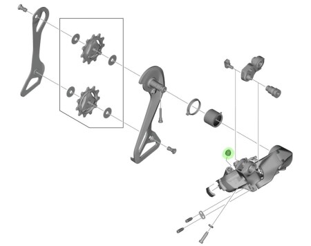 Shimano Di2 Boot Kablosu Tutucu RD-R9250 - 4
