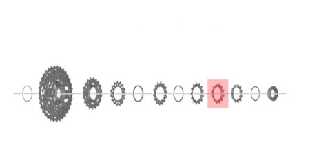 Shimano Dura Ace CS-R9200 - Ultegra CS-R8100 Kaset İçin 12T Dişli - 3