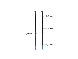 Shimano Dura Ace WH-R9270-C36 Jant Seti için jant teli 285mm