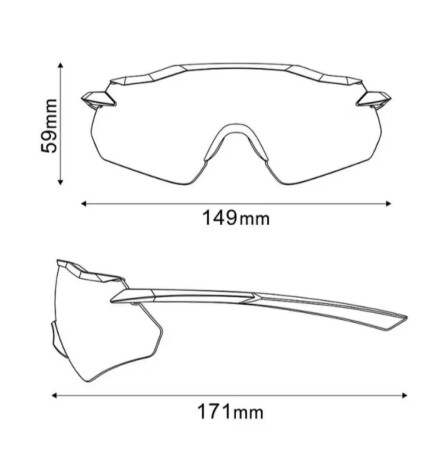 Shimano Equinox Gözlük Mat Siyah Ridescape  - 3