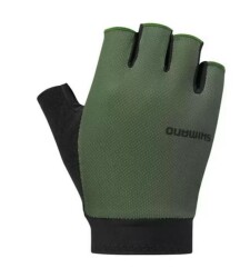 Shimano Explorer Haki Yeşil Kısa Eldiven Beden M