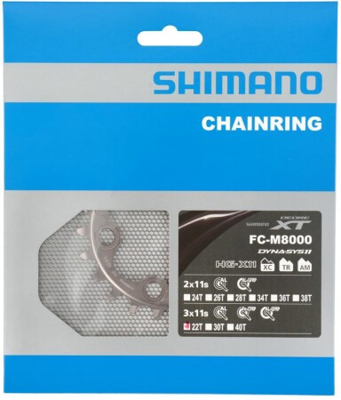 Shimano FC-M8000 Aynakol Yaprak 64mm BCD 22T - 2