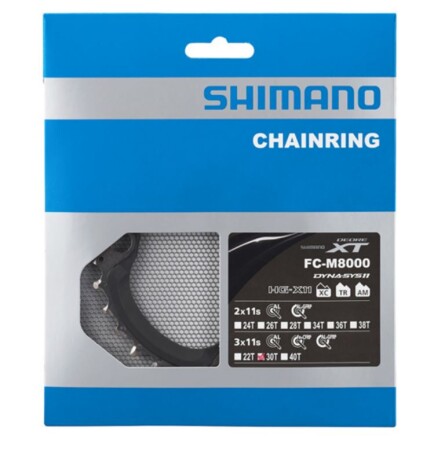 Shimano FC-M8000 Aynakol Yaprak 64mm BCD 30T - 2