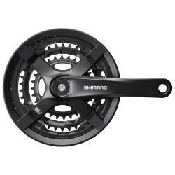 Shimano FC-TY501 Aynakol 3x7X8V Siyah 28/38/48T 170mm - SHIMANO