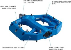 Shimano Pedal Mtb PD-GR400 Platform Mavi - 6