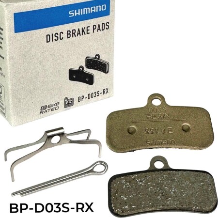 Shimano Resin Disk Fren Balata D03S-RX Deore XT Saint Zee BR M8020/M820/M810/M640 - 1