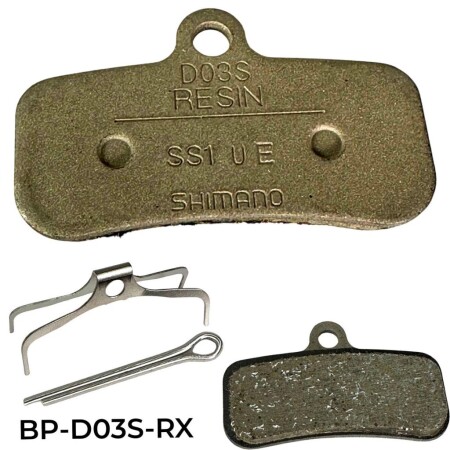 Shimano Resin Disk Fren Balata D03S-RX Deore XT Saint Zee BR M8020/M820/M810/M640 - 2