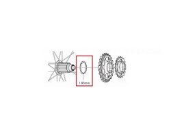 Shimano Ruble Arkası Pul Spacer 1.85mm - 3