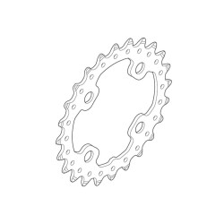 Shimano SLX FC-M675 / FC-M615- 64mm BCD 28T  Yaprak Dişlisi - 2