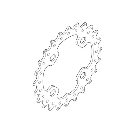 Shimano SLX FC-M675 / FC-M615- 64mm BCD 28T  Yaprak Dişlisi - 2