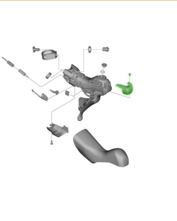 Shimano Ultegra ST-R8020 Vites Fren Kolları İsim Plakası Sol - 2