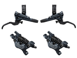 Shimano SLX BL-M7100+BR-M7120 4 Piston Ön Arka Hidrolik Disk Fren Seti - 1