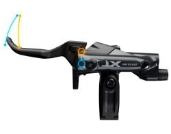 Shimano XT BL-M8200 I-Spec Ön Hidrolik Disk Fren Kolu - 4