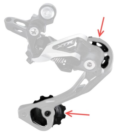 Shimano XTR RD-M980 Arka Vites Makarası - Pulley Seti - 2