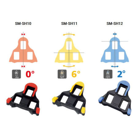 Shimano Yol Kal Seti SPD-SL SM-SH12 Mavi 2 derece - 3