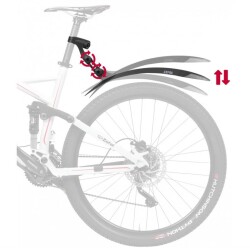 Zefal Deflector RM90+  Mtb Plastik Arka Çamurluk - 4