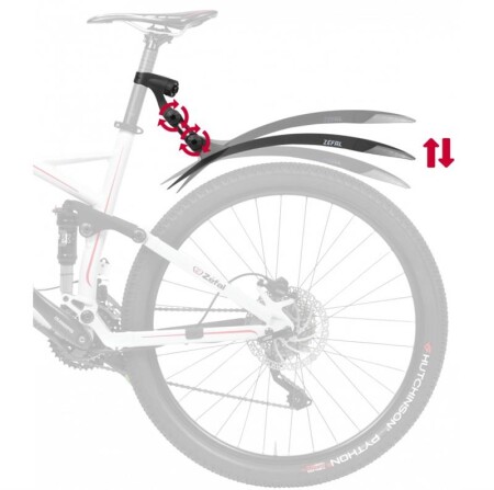 Zefal Deflector RM90+  Mtb Plastik Arka Çamurluk - 4