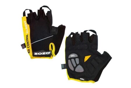 Zozo Air Comfort Reflektörlü Jel Destekli Eldiven Sarı Beden M - 1