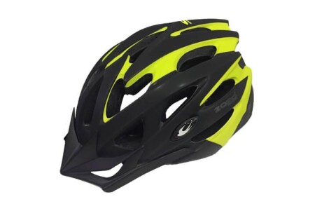 Zozo MV29 Kask Arka Led Lambalı Siyah Lime (L) - 5